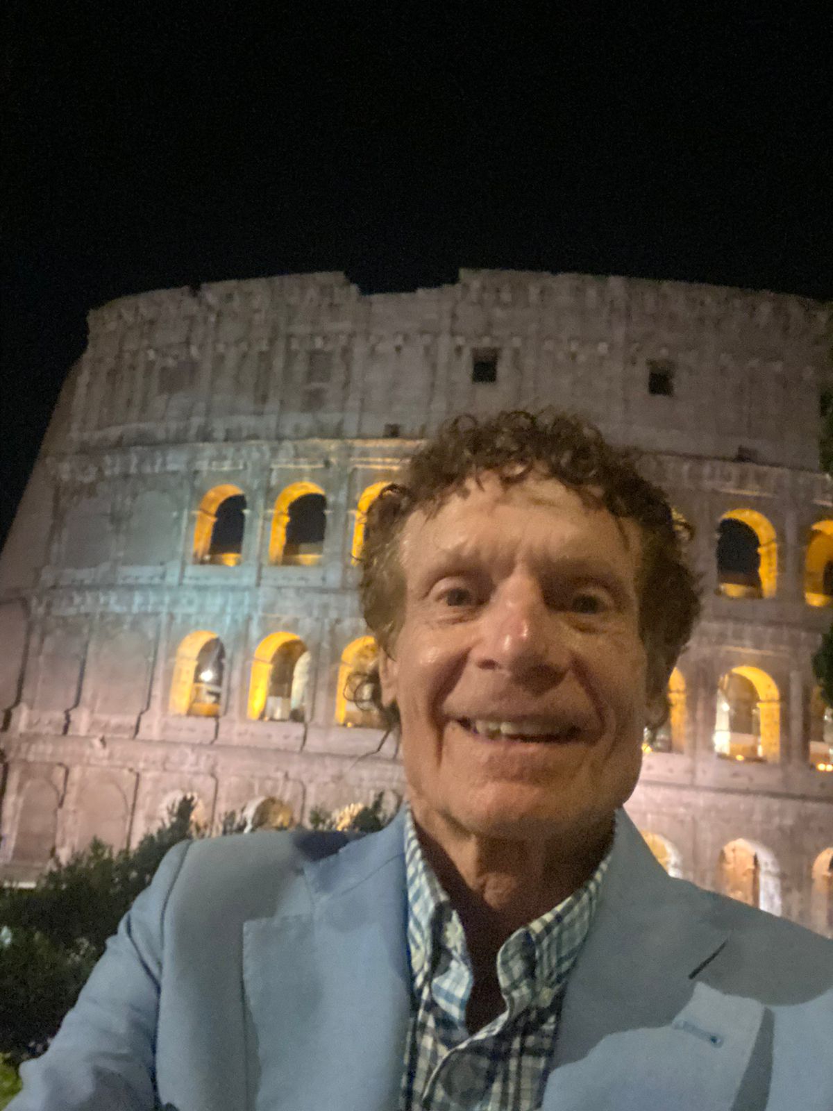 Dr. Marshall Hubsher at the Colosseum in Rome on June 7, 2023